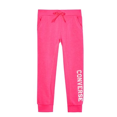 Girls' neon pink joggers